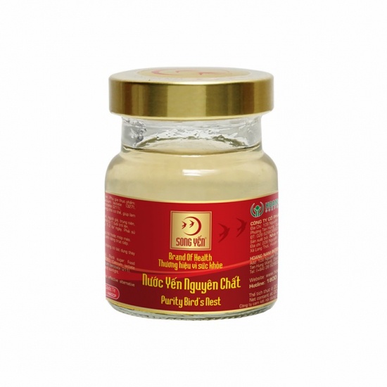 Nước yến nguyên chất Song yến 6 lọ x 70ml ( tặng kèm 2 lọ)