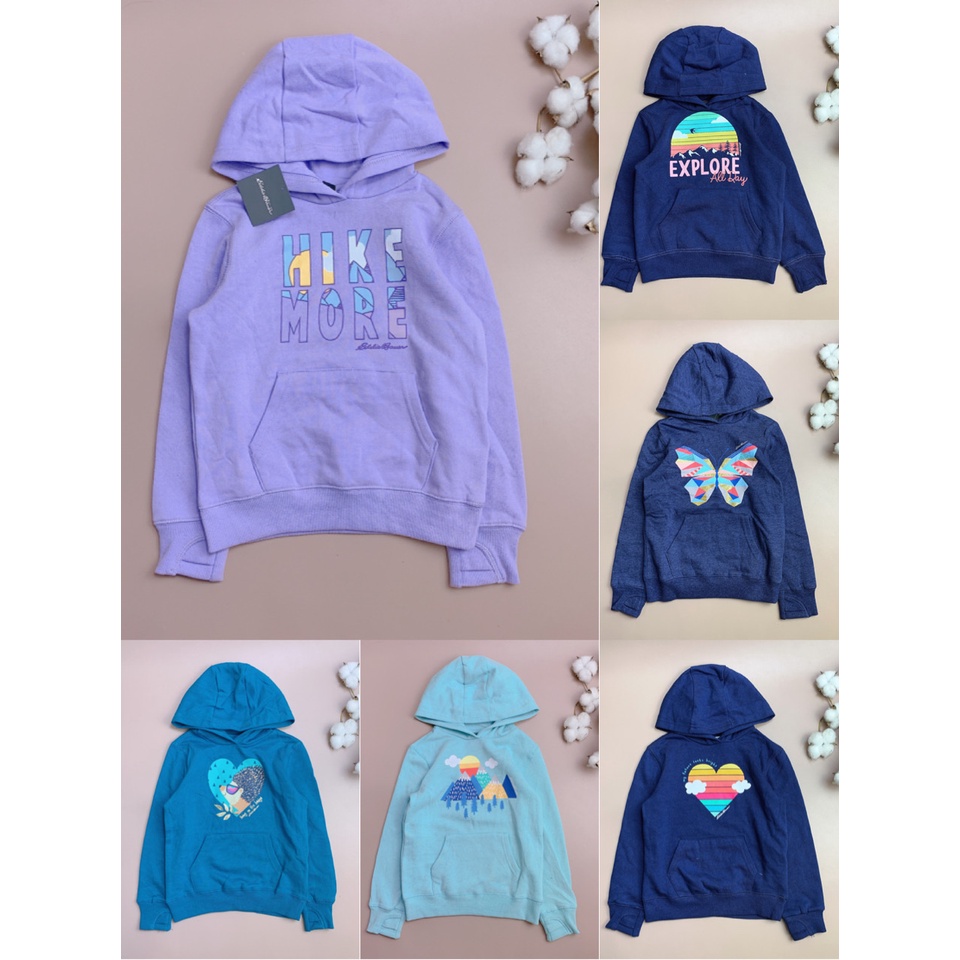 Áo nỉ bông Hoodie Eddie Bauer nhiều hình BG - Bảng màu 2