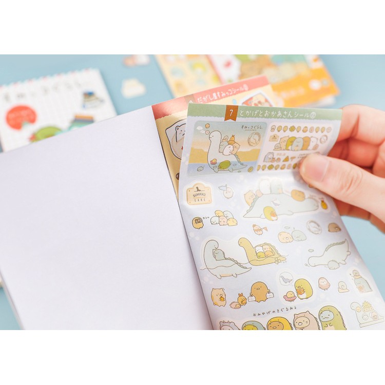Cuốn 335 miếng sticker mẫu gia đình sumikko