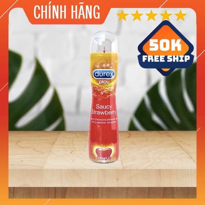 Gel bôi trơn HƯƠNG DÂU Durex Play Strawberry 100ml