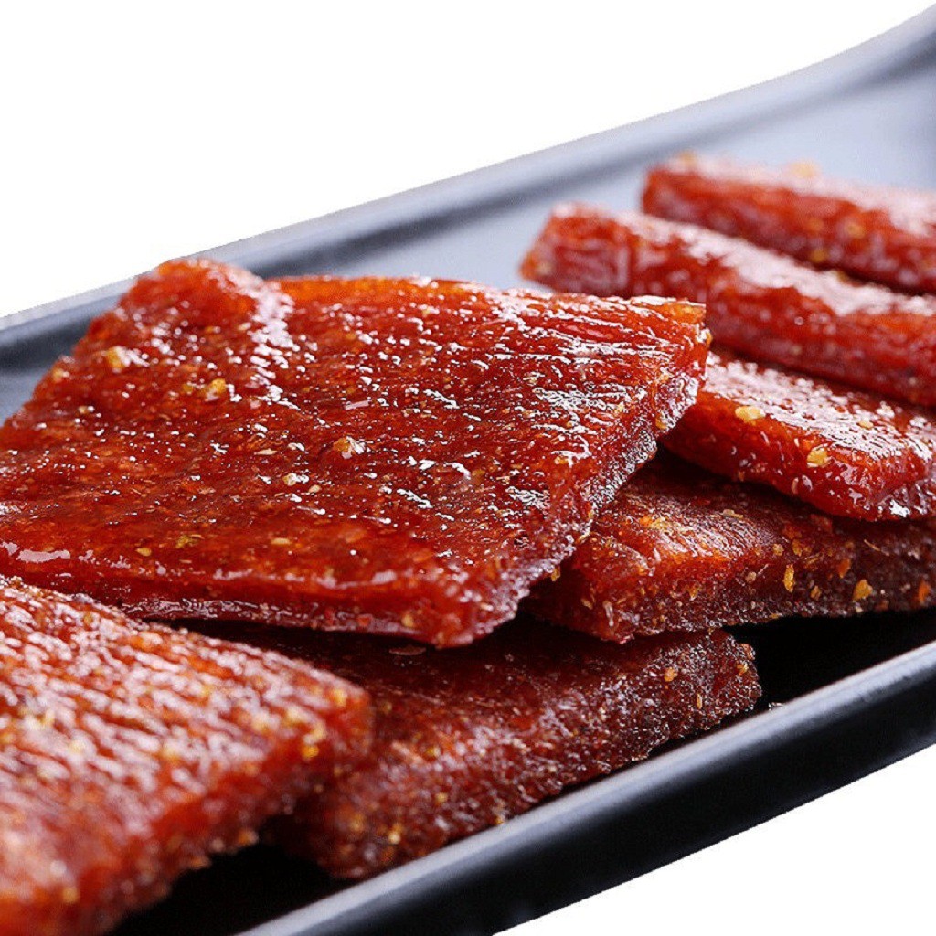 Thịt Khô Xá Xíu Đồ Ăn Vặt Khô Heo Bò Gà Chay Trung Quốc