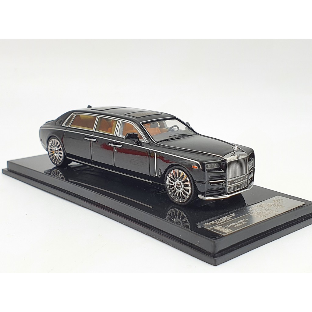 Xe Mô Hình Rolls Royce Mansory Phantom 1:64 SCArt ( Đen )