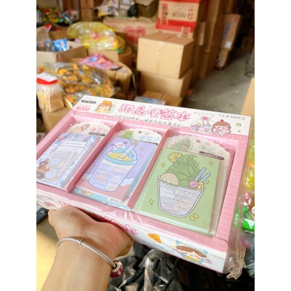 Khay 30 quyển giấy ghi chú