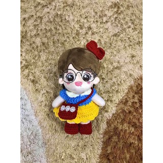 Đầm bạch tuyết cho doll 10,15,20cm ( MÀU NHƯ ẢNH )