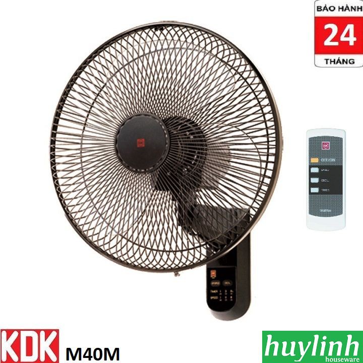 FREESHIP Quạt treo tường KDK M40M - Malaysia - Có remote