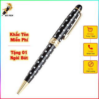 Bút bi kim loai cao cấp D010 - Ngòi bi 0.7mm,miễn phí khắc tên in logo