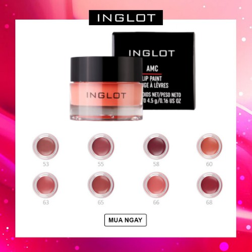 Son dạng hũ Inglot Amc Lip Paint (4.5g) | BigBuy360 - bigbuy360.vn