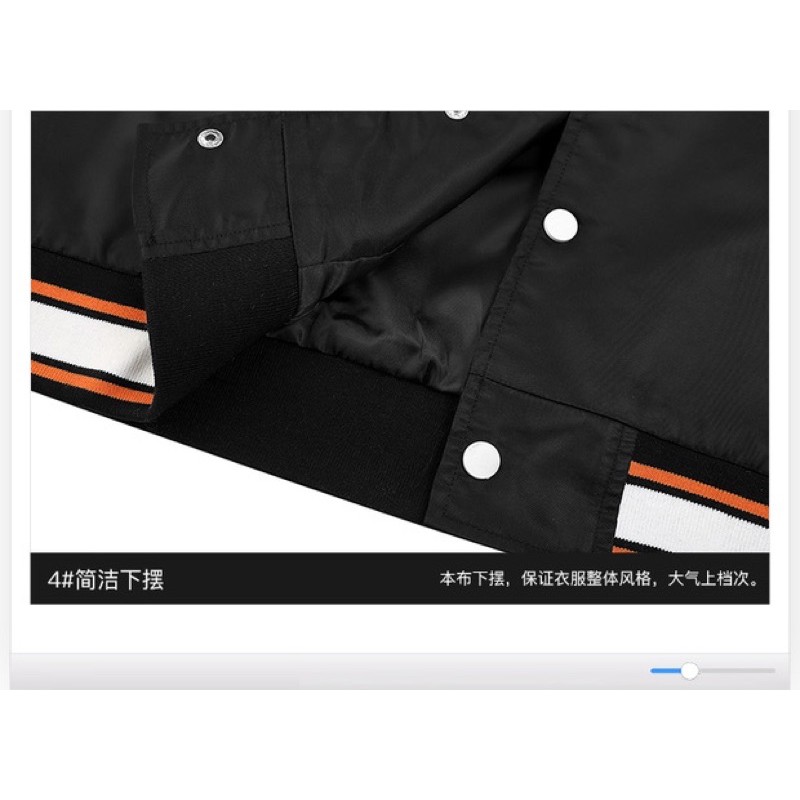 Áo khoác Bomber  Nelly Heybig dáng unisex form rộng Strong