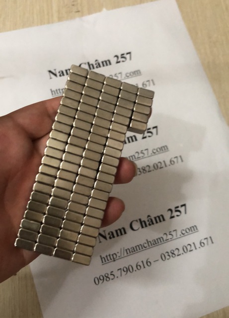 [Xả Kho] Nam châm viên 10x10x5mm, loại nam châm trắng đất hiếm hình vuông lực hút mạnh