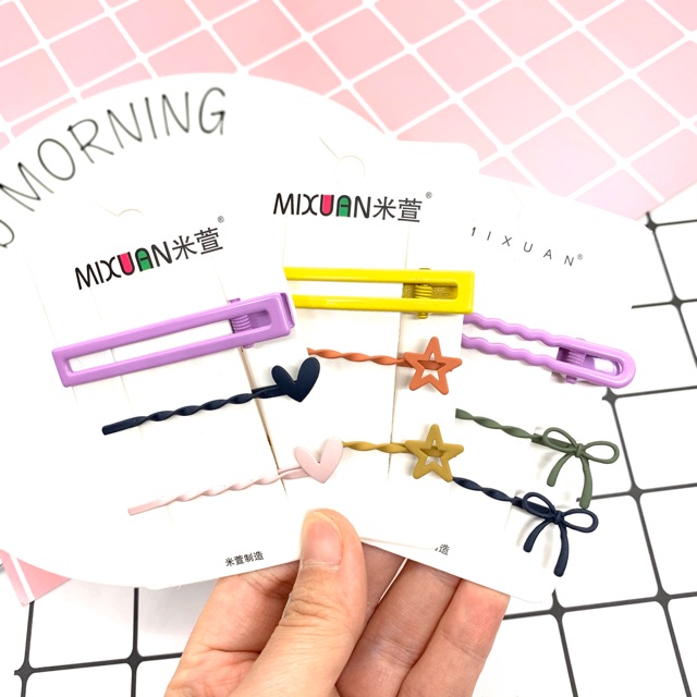 Set 3 kẹp tóc mẫu mới