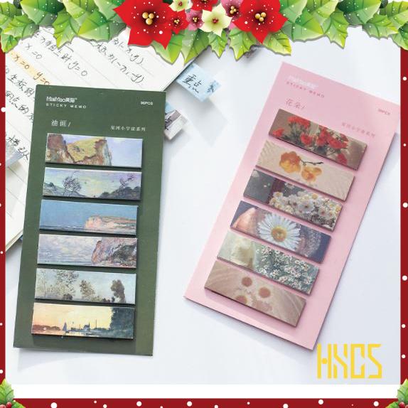 Note đánh dấu trang in hình phong cảnh
