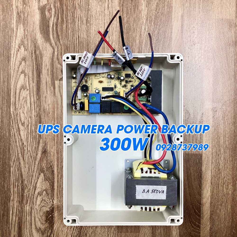 UPS Camera 300W (trọn bộ mạch và biến áp) cắm là chạy