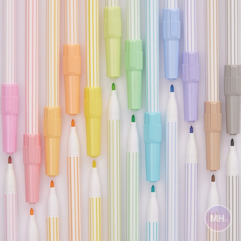 Monami Sign Pen Super Pastel 12 Color Set