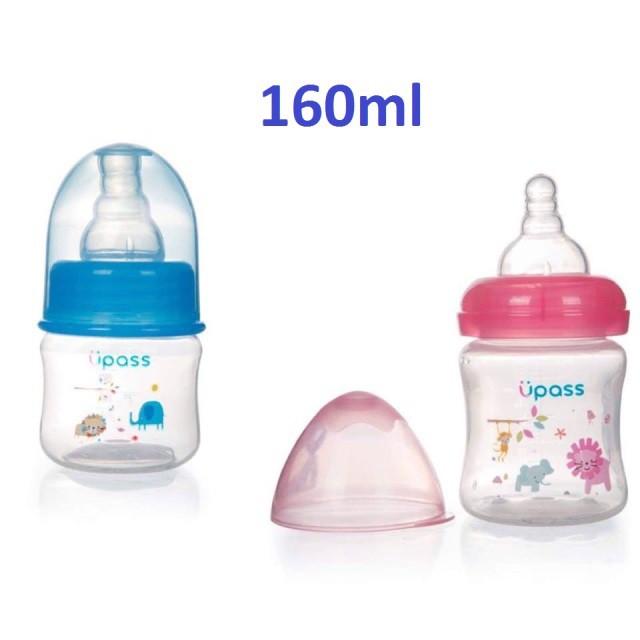 (Made in Thailand) Bình Sữa Cổ Rộng UPASS 160ml / 260ml (UP0205X / UP0209X)