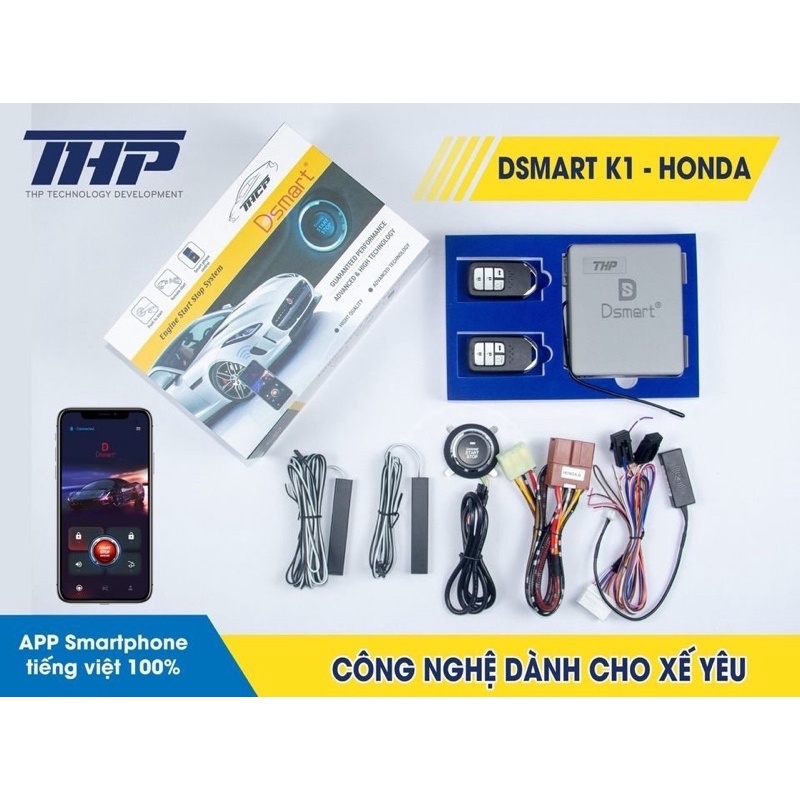 Smartkey Dsmart K1 kết nối với điện thoại