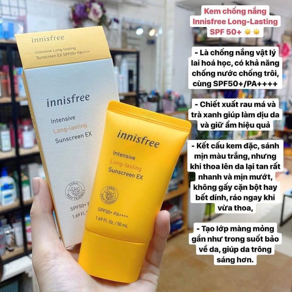 Kem chống nắng innisfree dành cho da dầu và da nhậy cảm