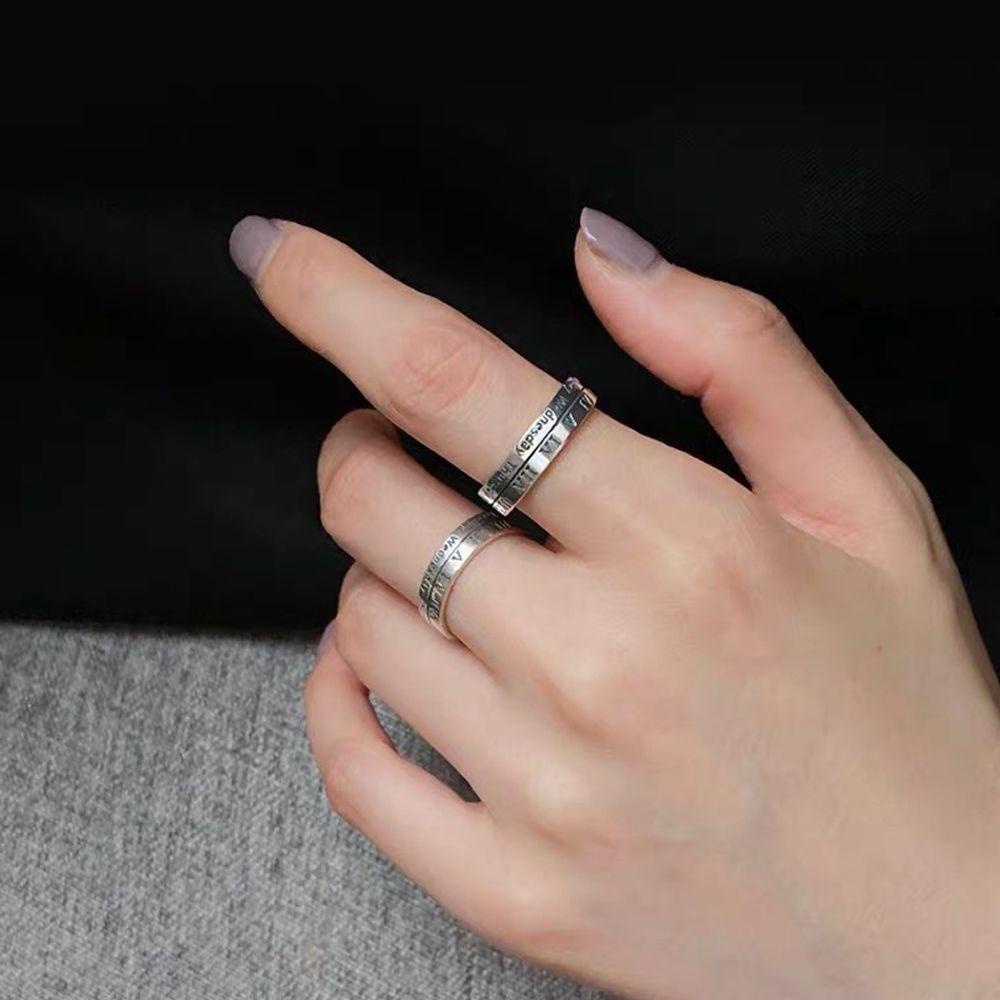 BORAG Nhẫn Hở Thời Trang Có Thể Điều Chỉnh Kích Cỡ
