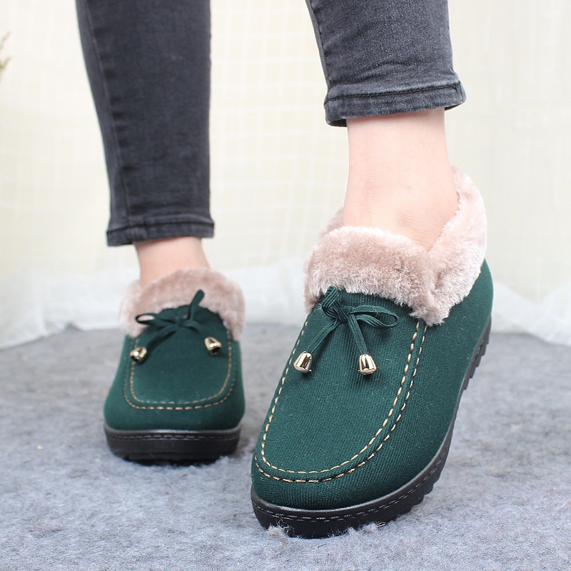 Găng Tay Cotton Dày Chống Nước Thời Trang Mùa Đông Cho Nữ