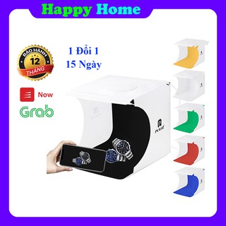 Hộp Chụp Sản Phẩm Puluz Kèm Đèn Led Ánh Sáng Trắng - 20x20CM - 22x23CM - Happy Home -