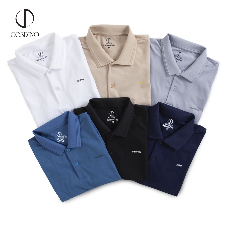 Áo thun polo nam Basic vải cotton xịn phong cách trẻ trung năng động chuẩn form - COSDINO