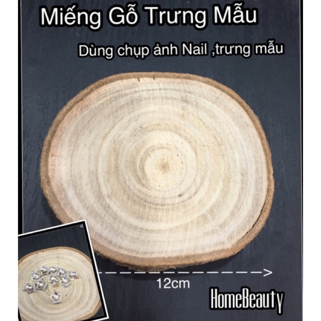 Miếng Gỗ (trưng mẫu ,chụp ảnh nail)