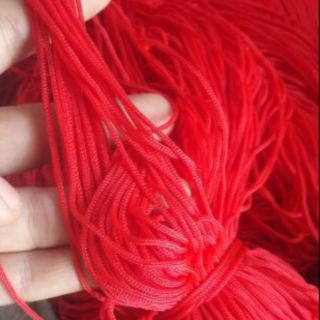 10 mét dây dù mềm mịn 1mm đỏ