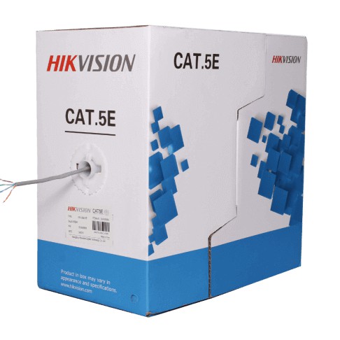 Cáp mạng UTP Cat5e Hikvision 8 lõi đồng nguyên chất