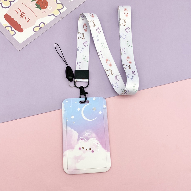 Dây Đeo Thẻ Cho Nhân Viên Văn Phòng, Học Sinh,Dây Đeo Thẻ Kèm Bảng Tên Cute - BEYOU