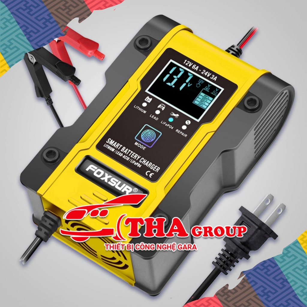 SẠC ẮC QUY FOXSUR CỰC THÔNG MINH ( QUÁ NHIỀU TÍNH NĂNG ƯU VIỆT TÍCH HỢP TRONG 1 SẢN PHẨM ) |Đồ Nghề Phụ Tùng Chính Hãng