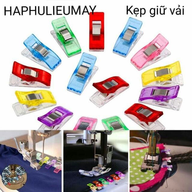 100 kẹp giữ vải nhựa.