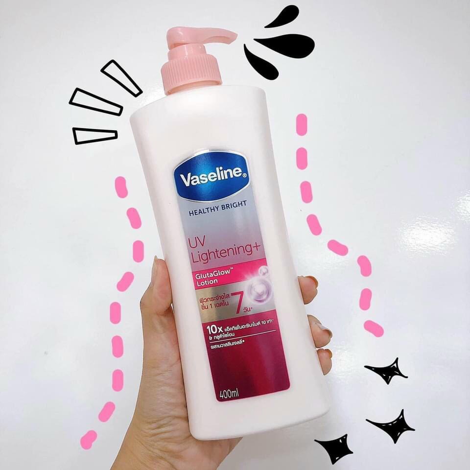 Dưỡng thể VASELINE 10x dạng vòi 400ml