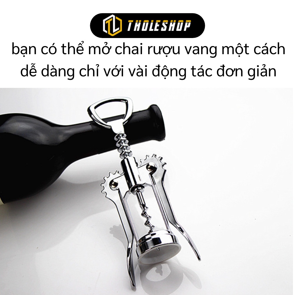 Mở Rượu Vang - Dụng Cụ Khui Rượu Vang Đa Năng, Chịu Nhiệt Tốt, Độ Bền Cao 8817
