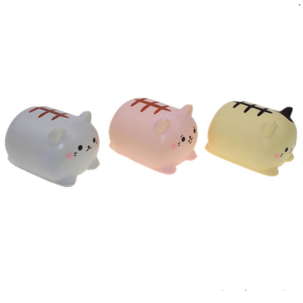 Đồ Chơi Xốp Squishy Giảm Stress Hình Mèo Dễ Thương Cho Bé