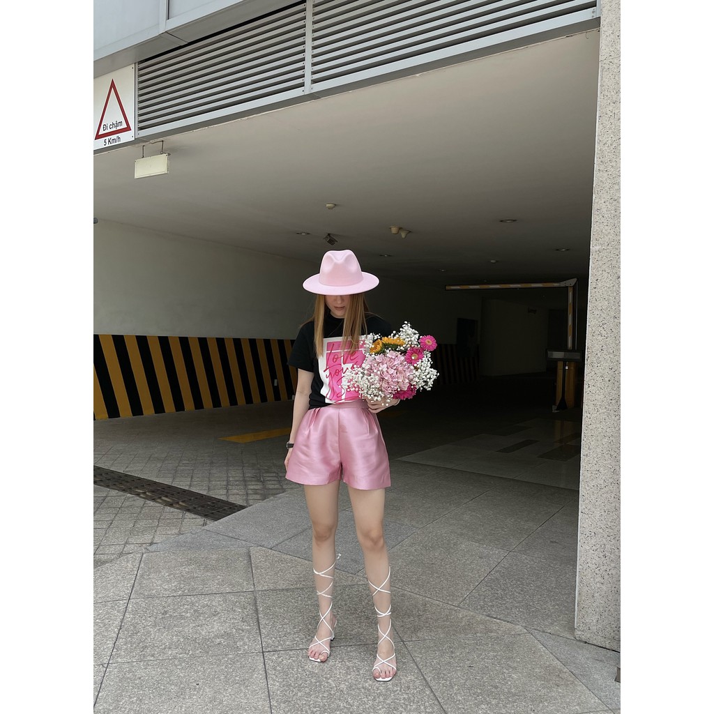 [Mã LT50 giảm 50k đơn 250k] Quần short hồng SY STORE