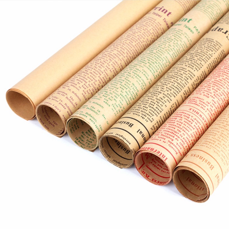 Kho giá sỉ Giấy Báo, Giấy Xi Gói Hoa Bó Hoa kích thước 50-70 cm