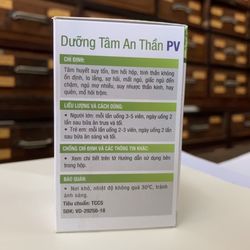Dưỡng Tâm An Thần PV