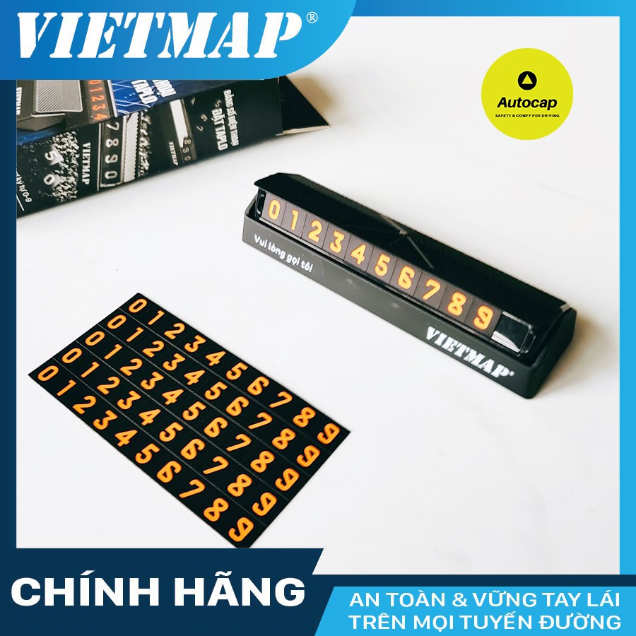 Bảng Số Điện Thoại Đặt Tablo Ô tô VIETMAP Cao Cấp