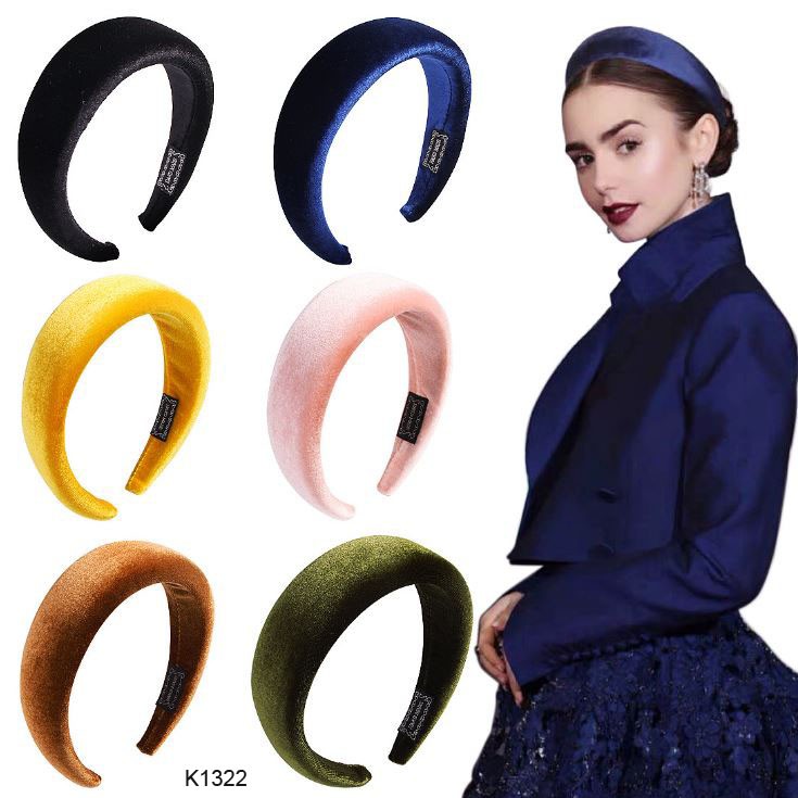 Băng đô, cài tóc nhiều màu sang trọng cao cấp Orin K1322