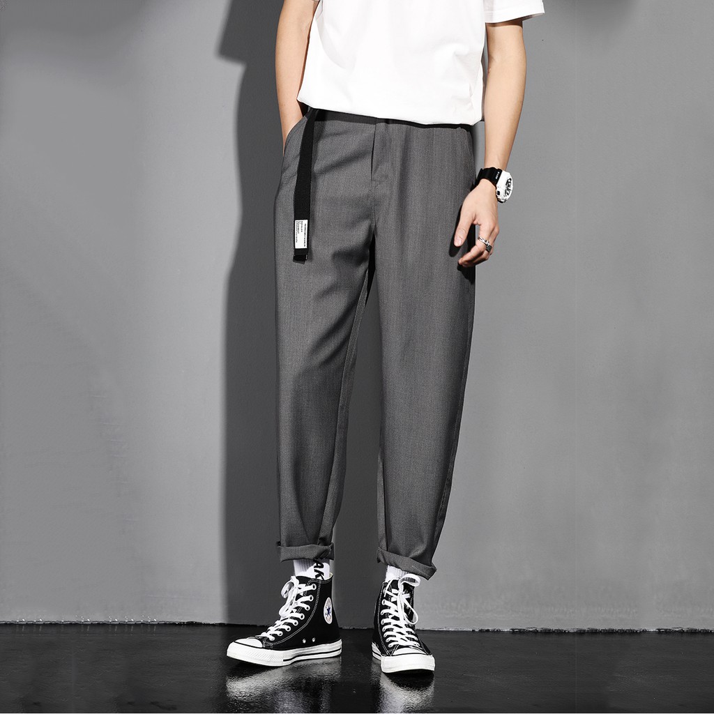 Quần Baggy Nam Kiểu Quần Tây Âu Chinos Trơn Đơn Giản Basic Thanh Lịch ZENKODLMEN JOGGER NAM 9000066