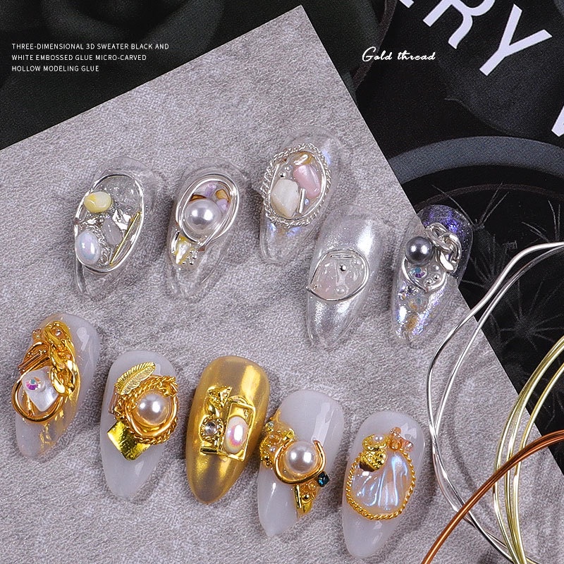 Dây kẽm trang trí nail