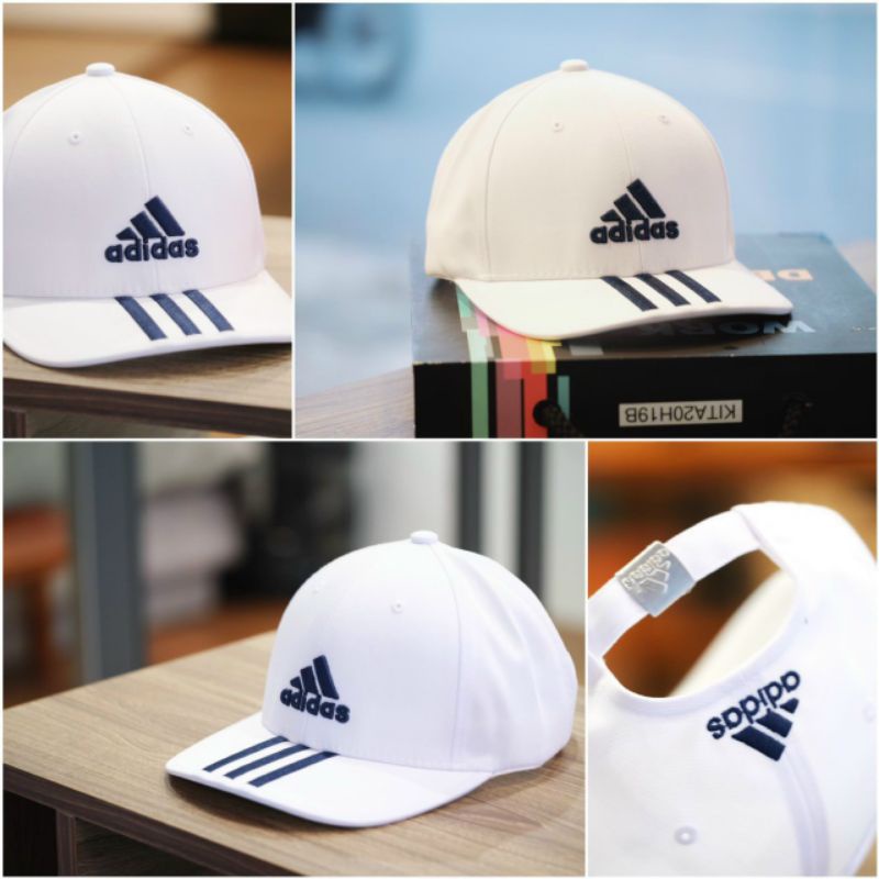 Mũ nón lưỡi trai logo thêu nổi A DI DAS chất vải cotton Hàn Quốc cao cấp, nón kết thời trang màu xanh, đen, trắng