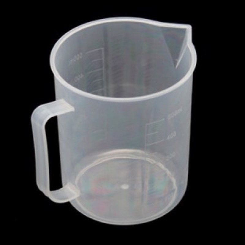 Ca đong định lượng pha chế bằng nhựa trong suốt vạch chia Bếp Nhà Bear