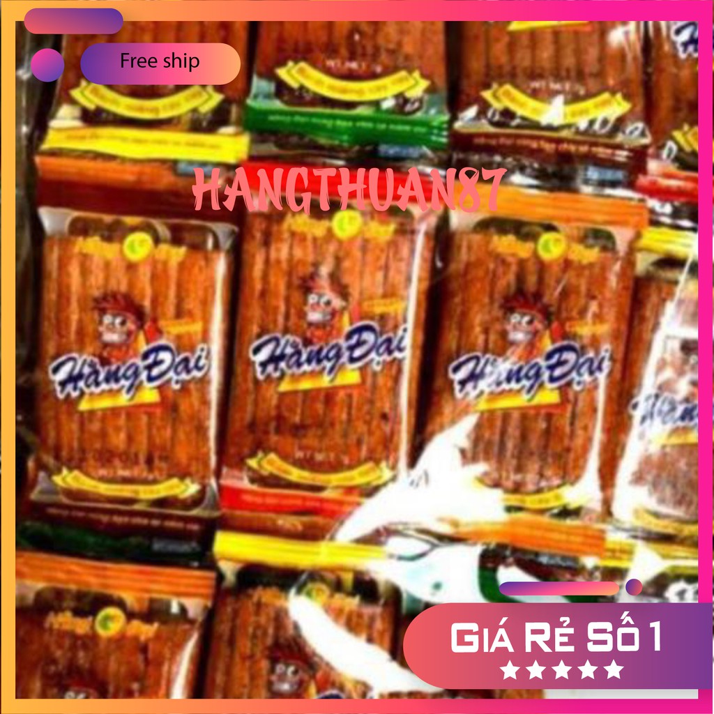 10 gói Hằng Đại mini siêu rẻ - Món ăn vặt tuổi thơ