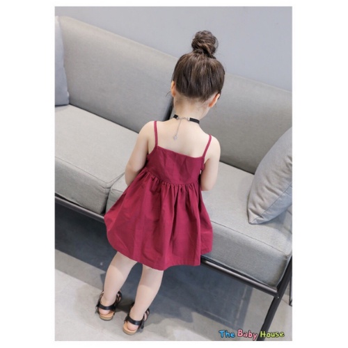 Váy Bé Gái  𝐅𝐑𝐄𝐄𝐒𝐇𝐈𝐏 Váy Công Chúa Phong Cách Hàn Quốc Đáng Yêu Cho Bé 1-6 tuổi
