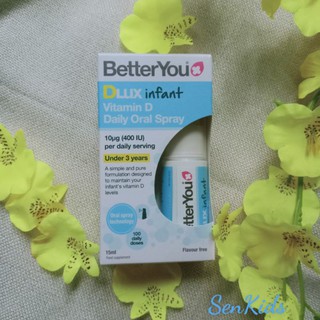 Vitamin D dạng xịt Dlux Infant hãng BetterYou nội địa Anh Quốc