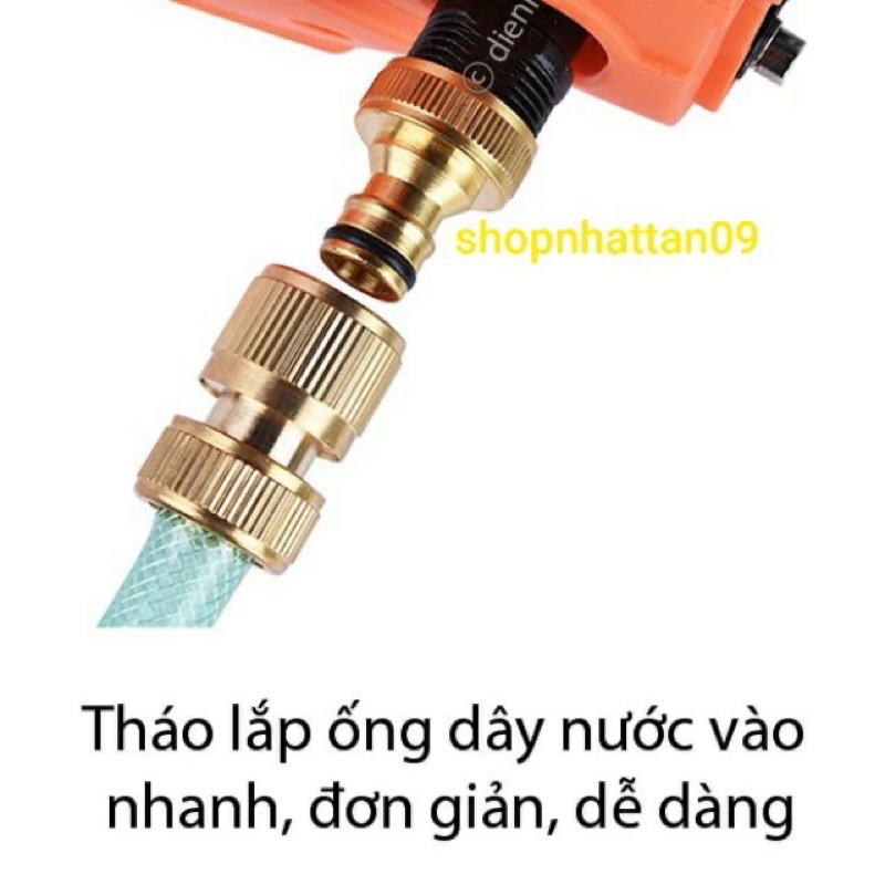 Bộ khớp nối nhanh đầu vào Đồng- Bộ đầu ra máy rửa xe áp lực cao - phụ kiện máy rửa xe
