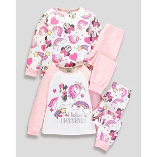 sét 2 bộ bé gái thun cotton mềm mỏng nhẹ