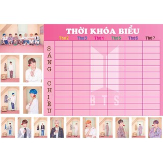 Thời khóa biểu BTS BT21 BlackPink