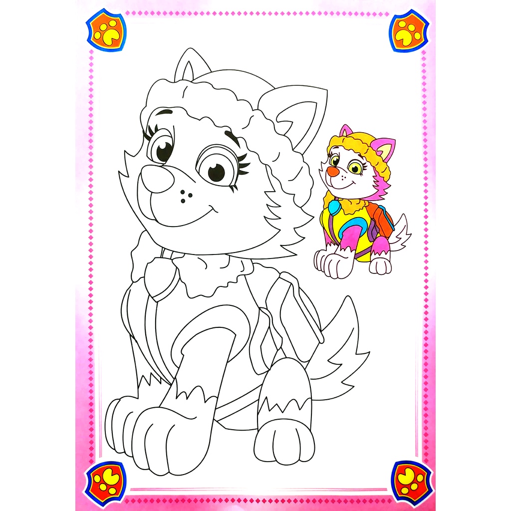 Sách Bé Yêu Tô Màu - Đội Chó Cứu Hộ Paw Patrol - Tập 4