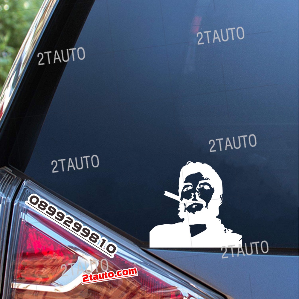 Tem decal sticker dán xe CHE GUEVARA nhiều kích thước, chống thấm nước, logo CHE GUEVARA dán trang trí xe hơi - MẪU 3